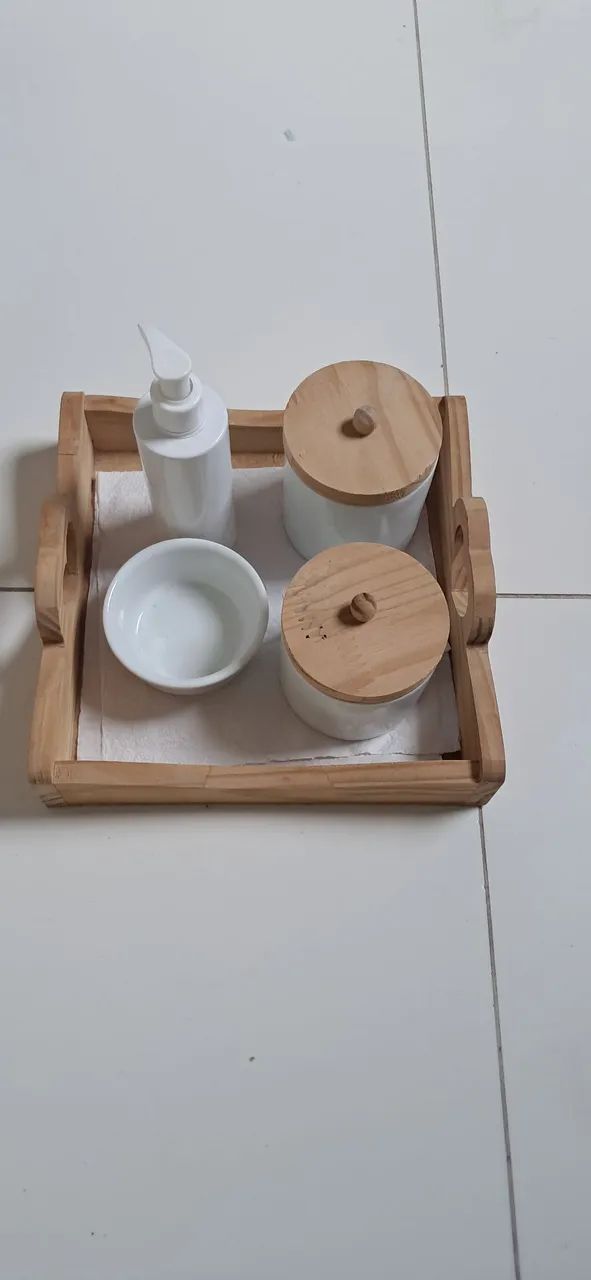 kit higiene em porcelana  - Foto 3