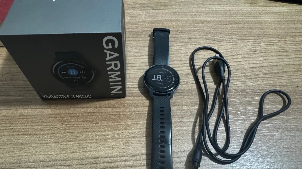 Relogio Smartwatch Garmin Vivoactive 3 Music - Smartwatches