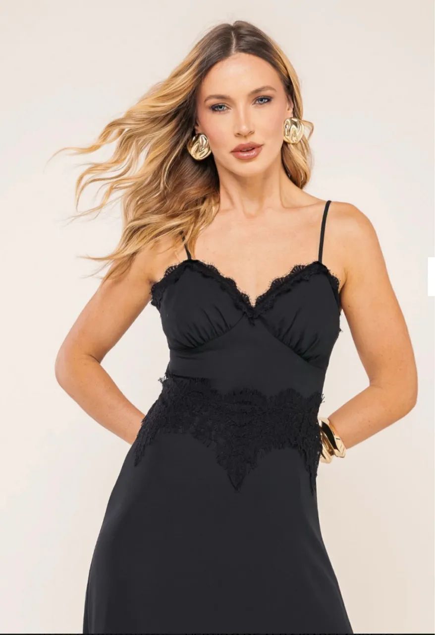 Vestido nobu store preto - Foto 2