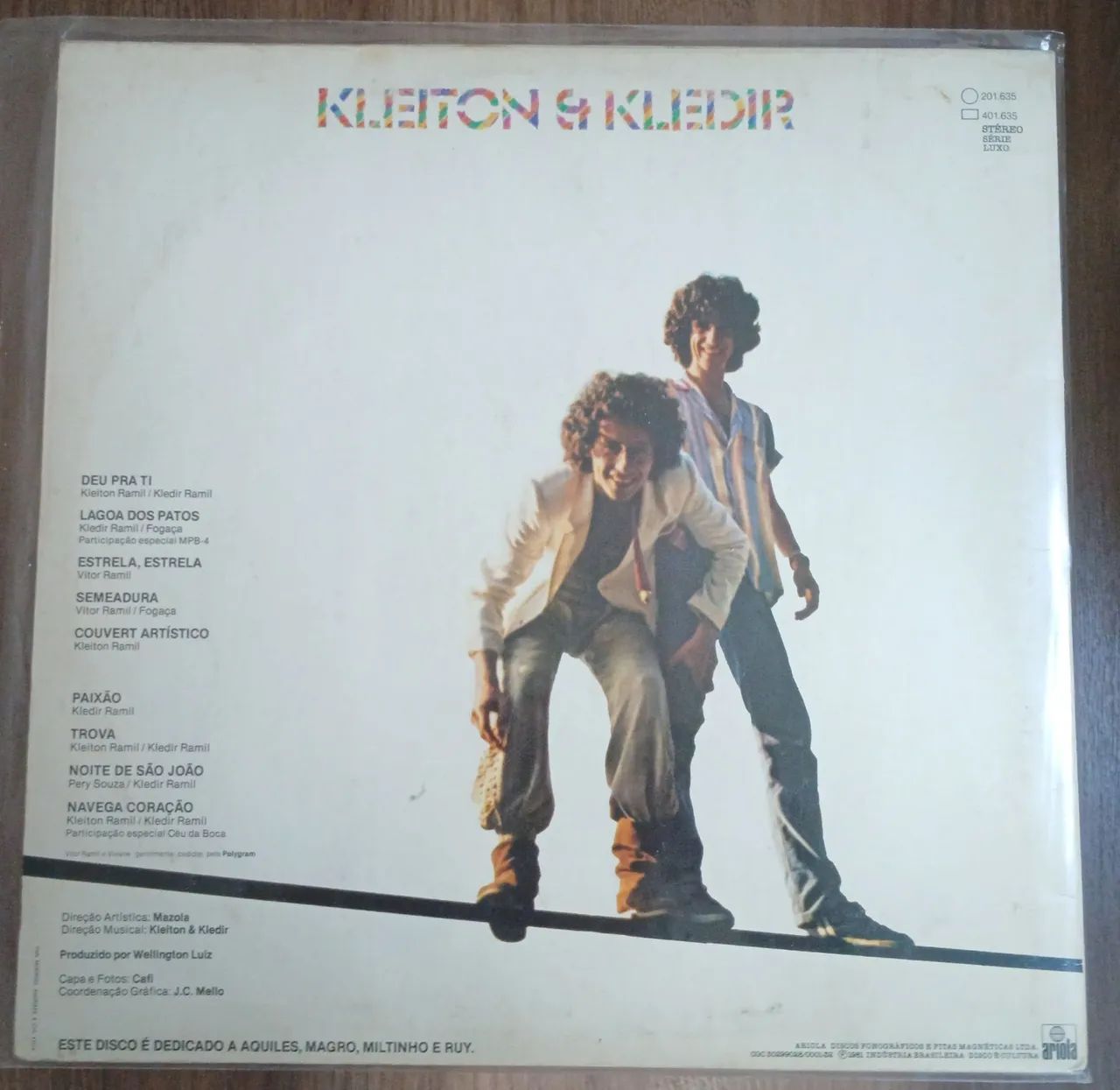 LP Kleiton e Kledir 1981 - Foto 2