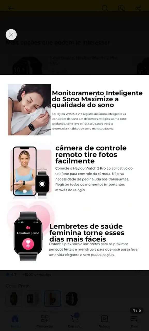 Relógio haylou Watch pro 2 - Foto 4
