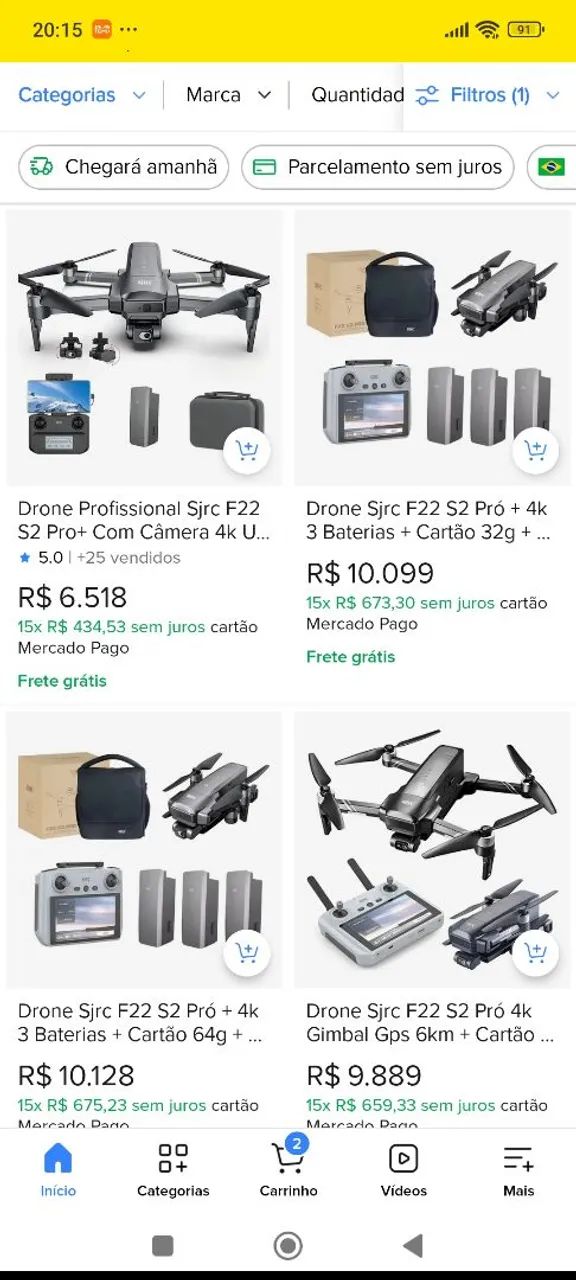 Drone profissional SJRC F22 Pro - Foto 5