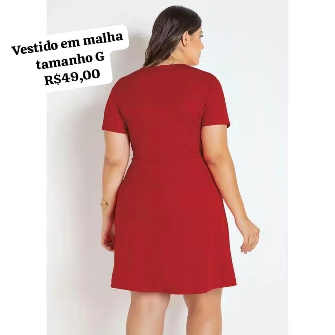 Vestido em malha tamanho G - Foto 2