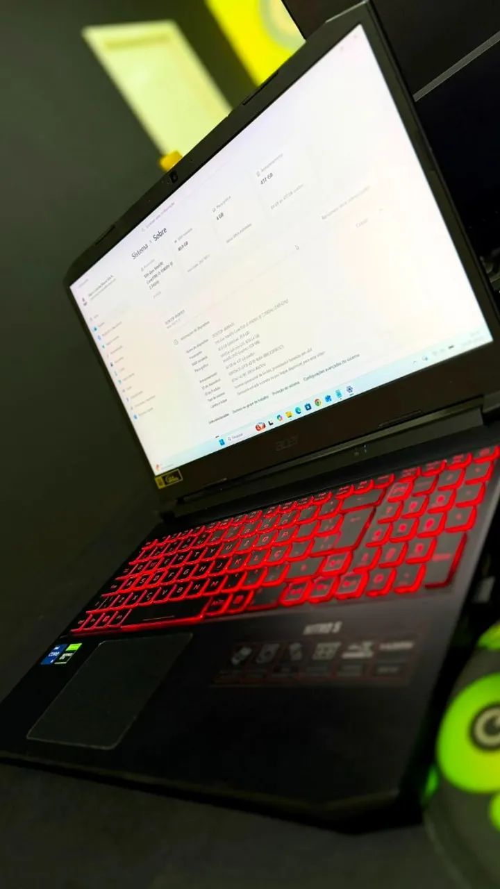 Notebook Nitro 5 15.6 polegadas 40GB RAM