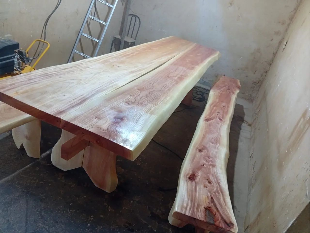 Mesa 3 metros - madeira cedro rosa  - Foto 2