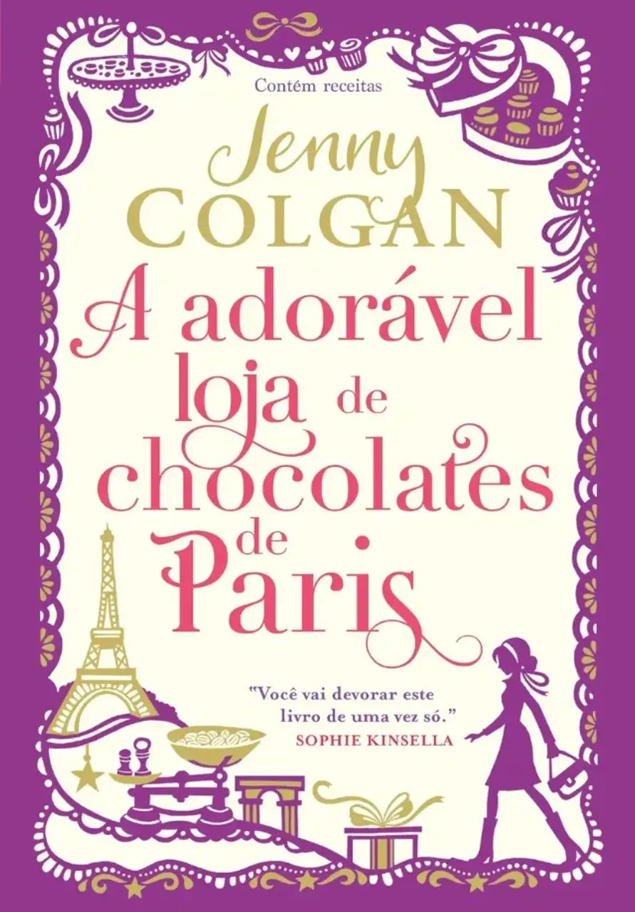 Livro A adorável loja de chocolates de Paris
