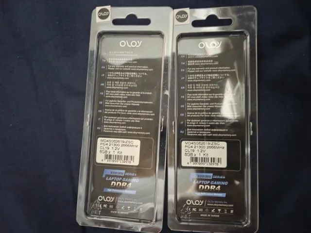 Memória Ram DDR4 Oloy 2x8Gb 2666mhz Notebook nova - Foto 2