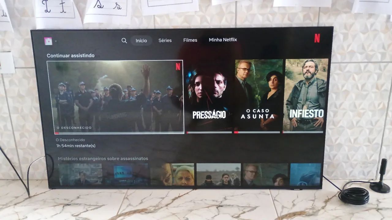 Tv Samsung 50 polegadas tela fininha moderna smart 4k Alexa comando de voz Bluetooth Xbox  - Foto 4