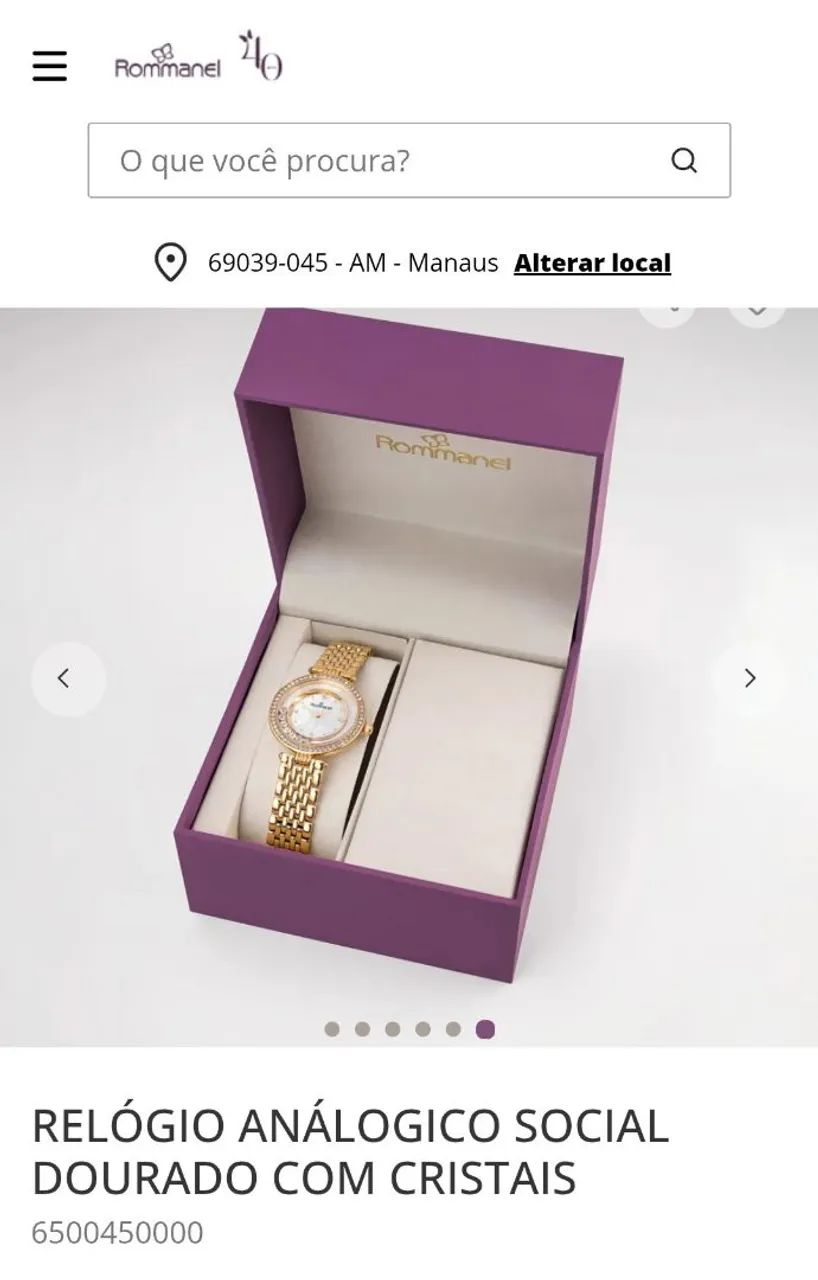 RELÓGIO FEMININO ROMMANEL 