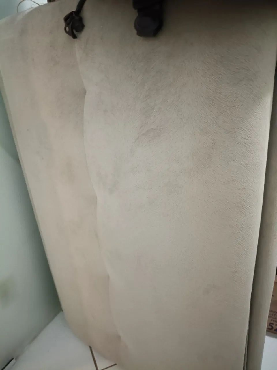 Sofá cama usado R$500,00 ( Tecido suede) - Foto 4