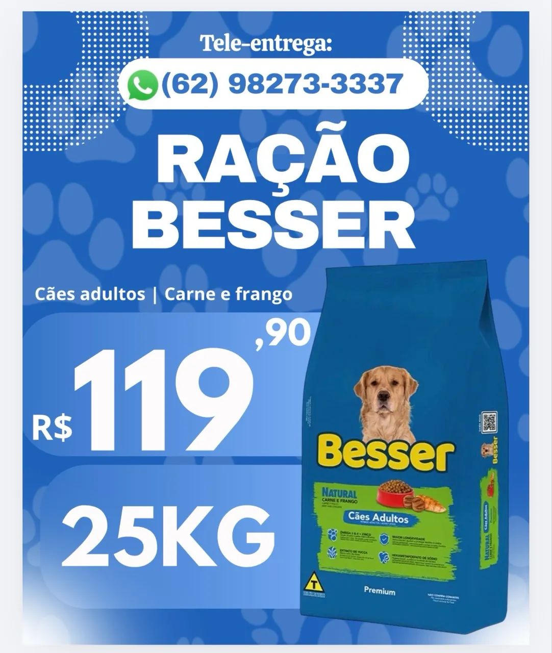 Ração besser 25kg