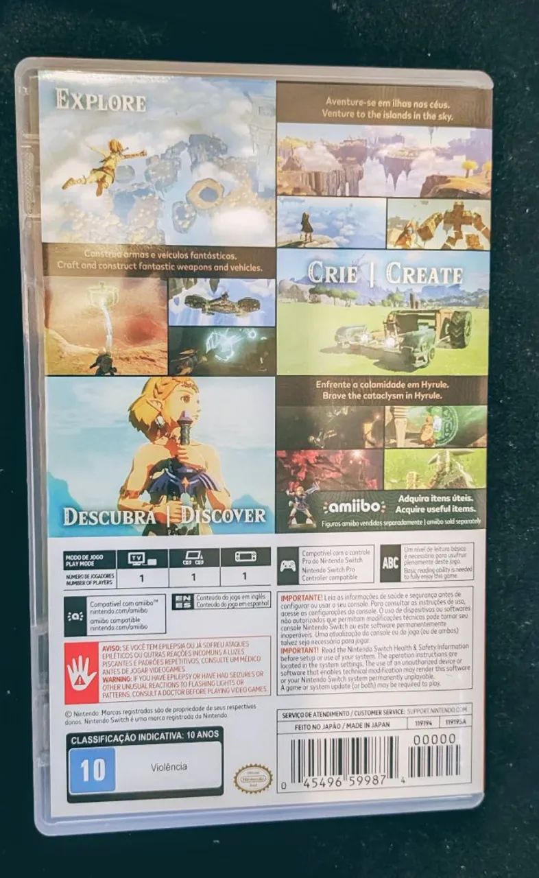 The Legend of Zelda: Tears of the Kingdom - Switch - Impecável (Colecionador) - Foto 3