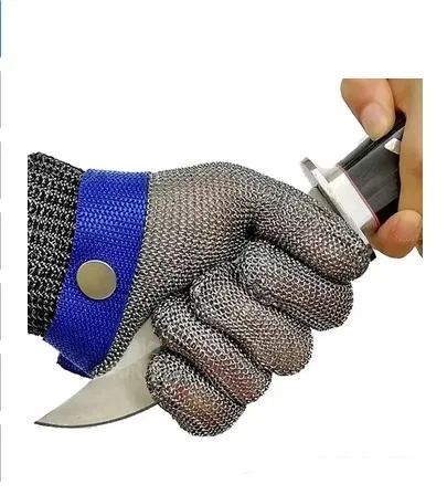 Luva De Proteção Em Aço Inox Anticorte Açougues  - Foto 5