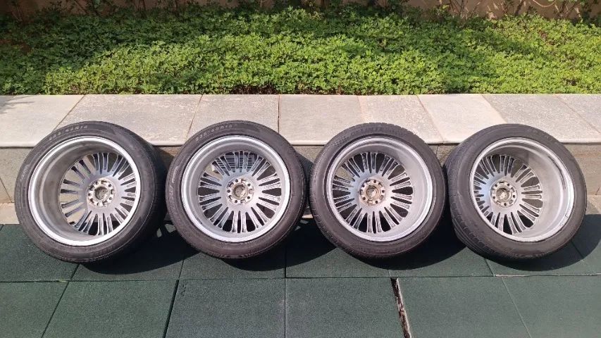 Rodas Originais Ford Fusion 18" polegadas - 5x108 - Com pneus meia vida - Foto 2