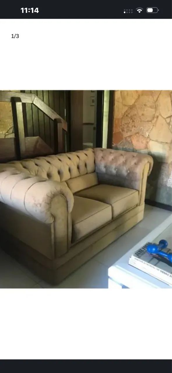 Sofa 2 lugares chestefilde de sued