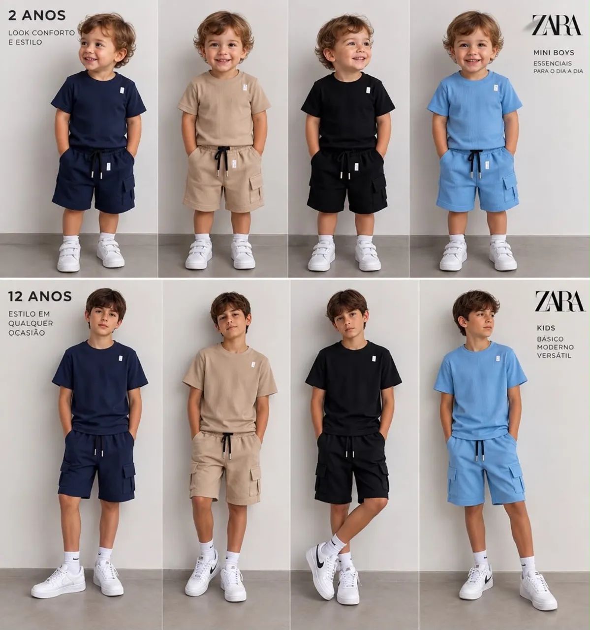 Conjunto infantil texturizado Zara - Foto 2