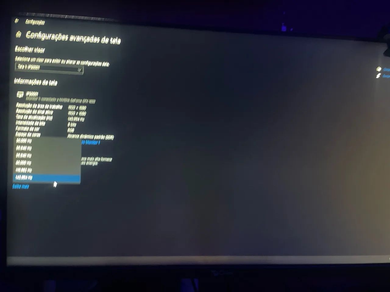 MONITOR 165HZ com braço articulado  - Foto 2