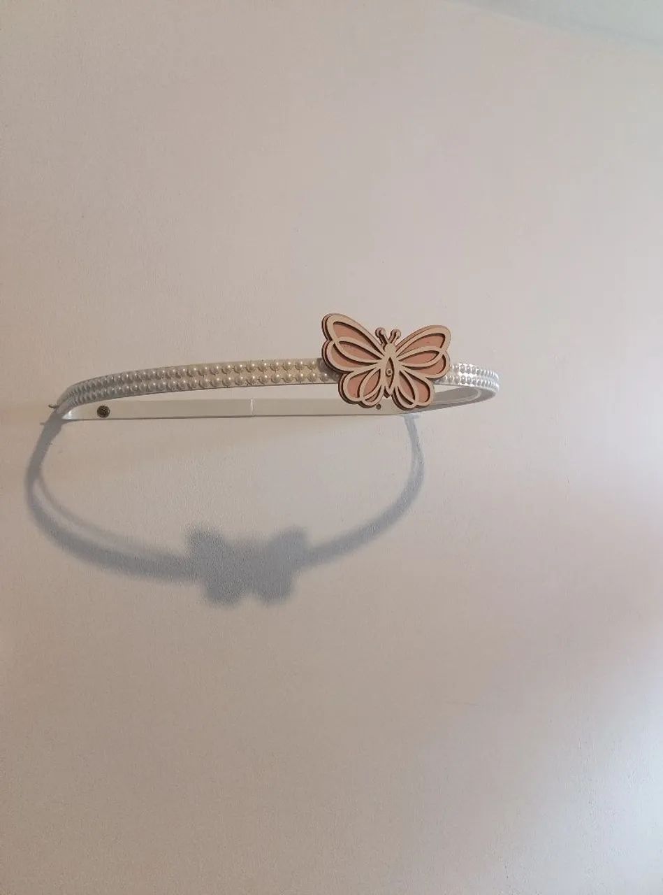 Vendo mini berço, móbile e dossel de mosquiteiro  - Foto 4
