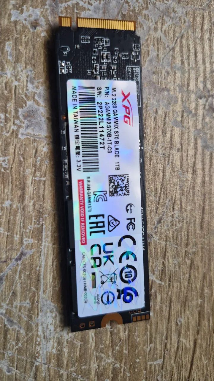 SSD 1 TB TERA COM DISSIPADOR XPG PARA OS5 E XBOX FUNCIONAR PERFEITAMENTE  FAÇO ENVIO  - Foto 4