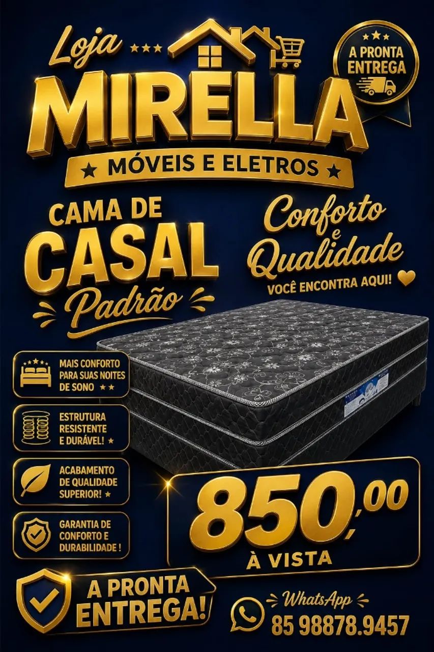 Cama de Casal Padrão