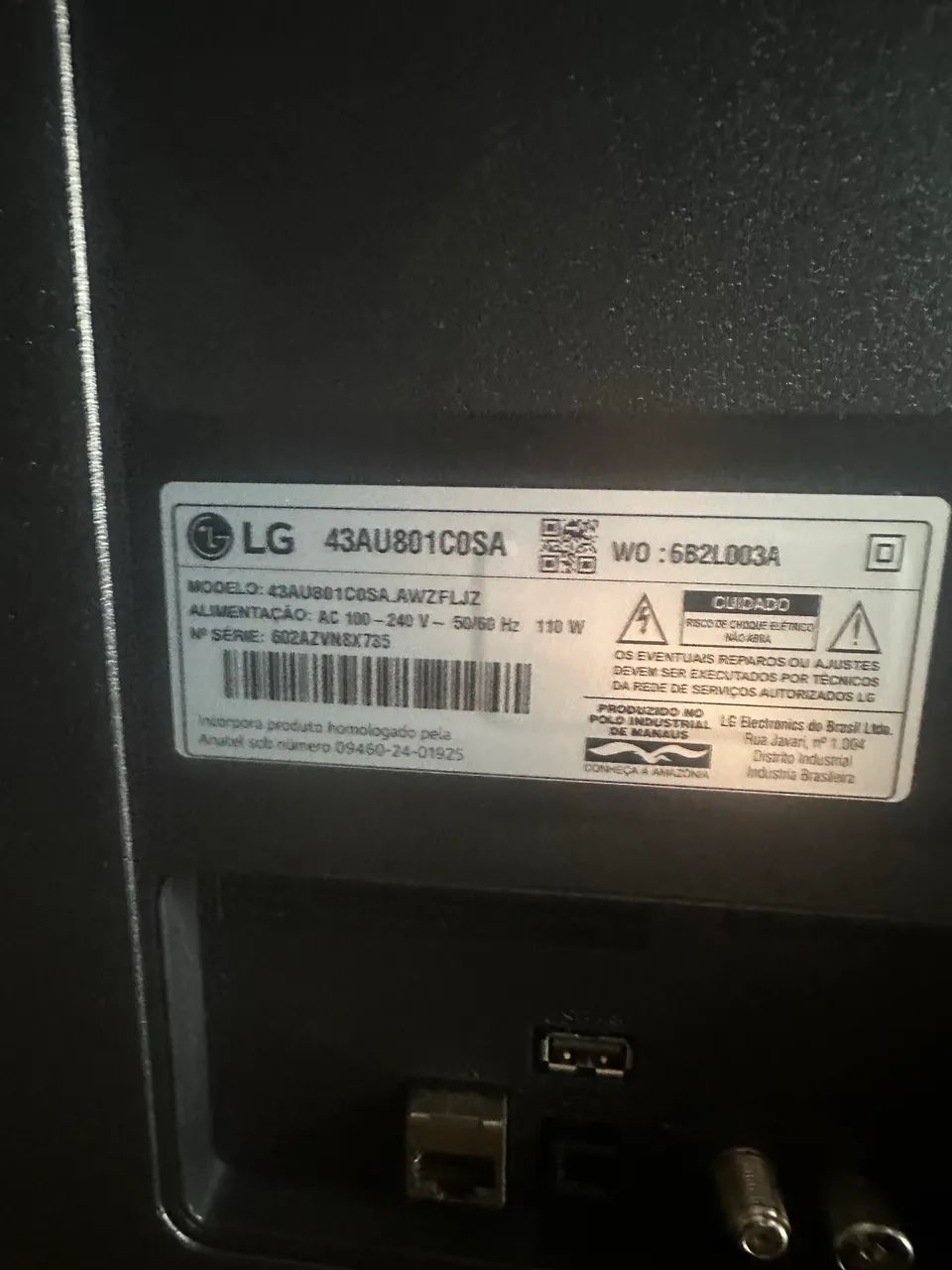 TV SMART LG 43? POLEGADAS 4K (NOVA NA CAIXA SEM USO) - Foto 5
