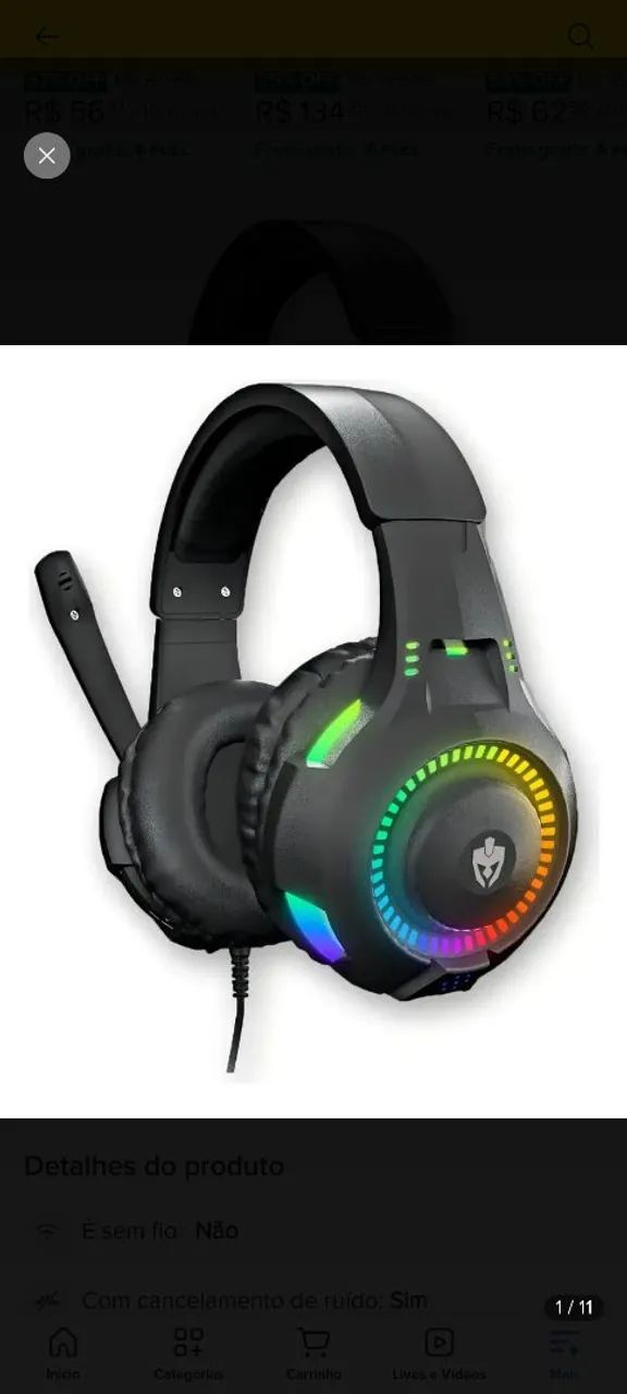 Headset Gamer