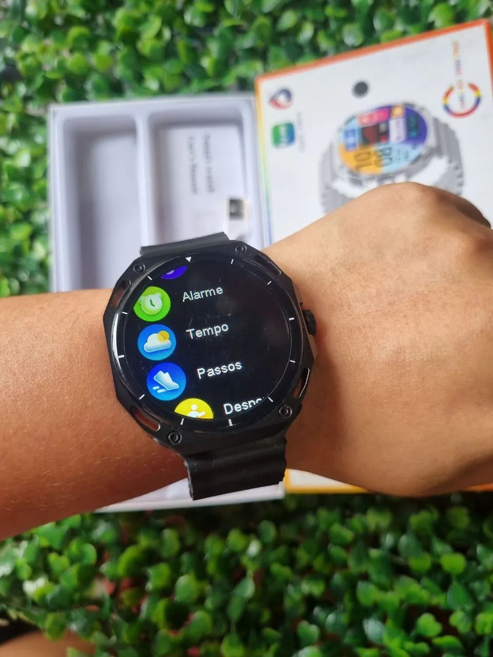 Lançamento Relógio SmartWatch v18 pro hexagonal 