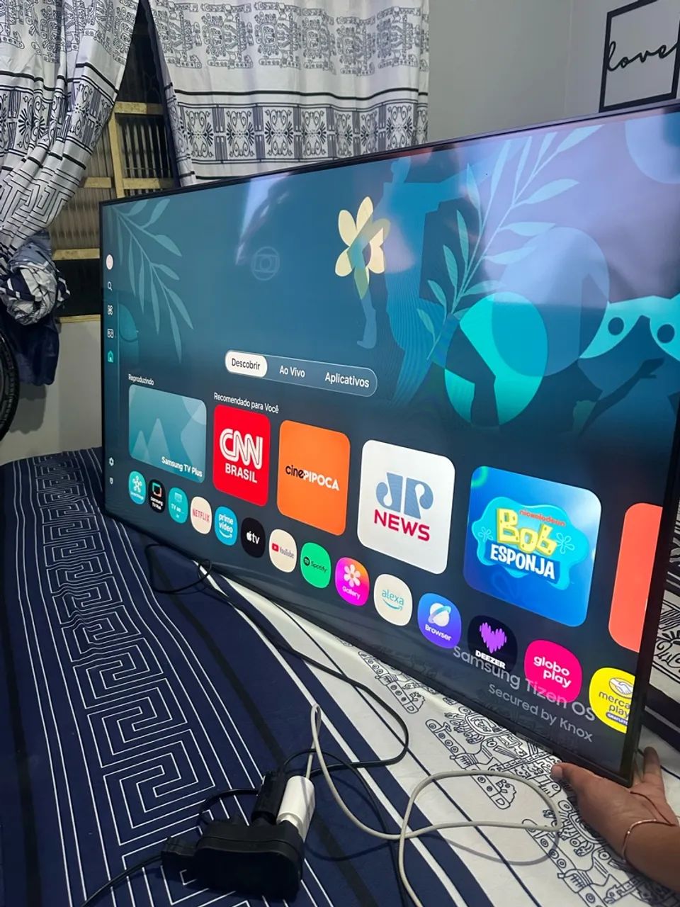 Smartv 50 4 k Samsung slim leia bem anúncio  - Foto 2