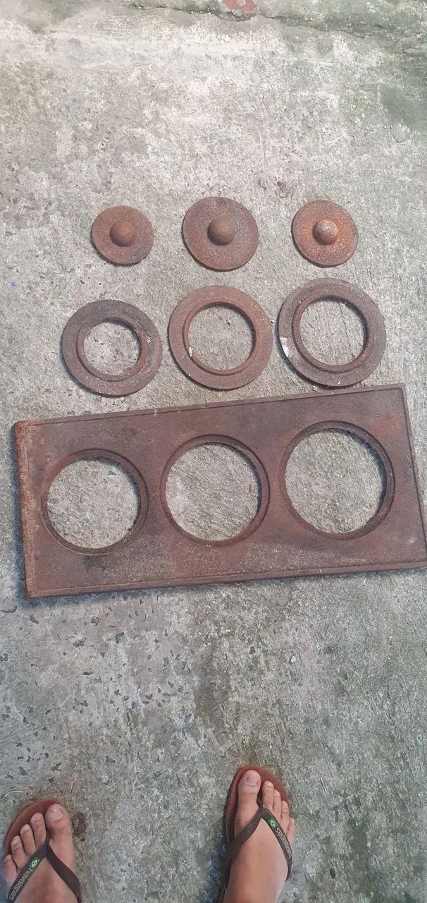 Chapa de fogao a lenha