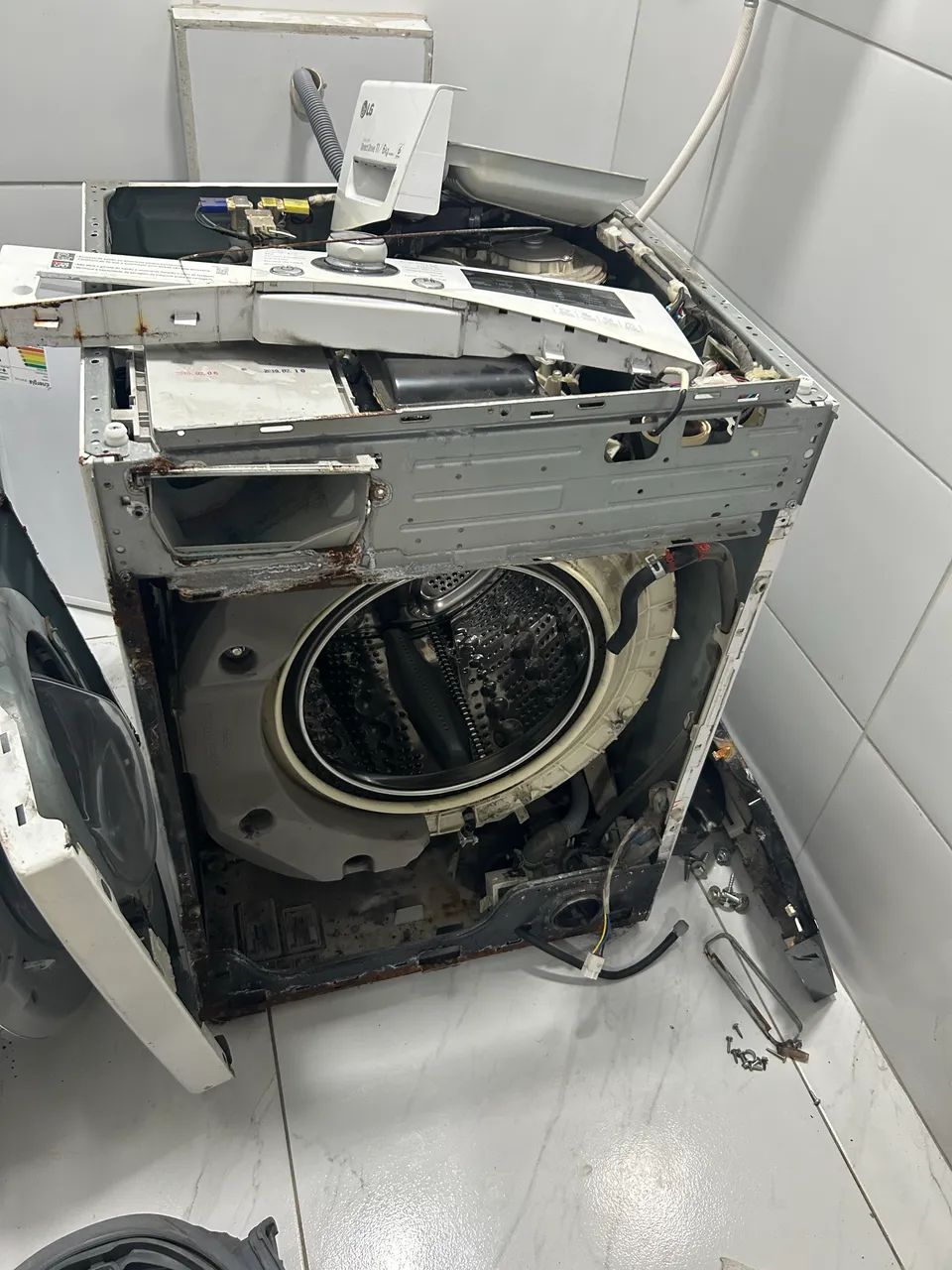 Máquina LG lava e seca desmontada  - Foto 2