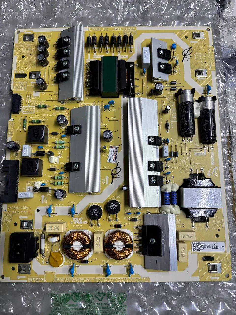 Placa fonte televisor Samsung UN75AU770G