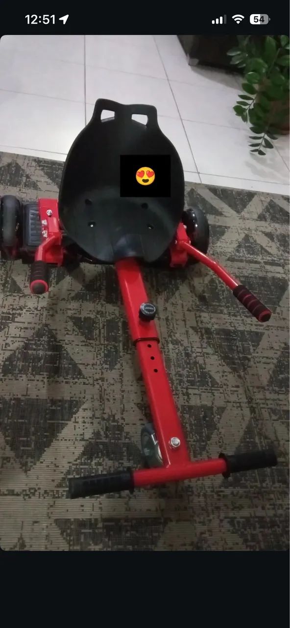 Carrinho ajustável para hoverkart hoverboard