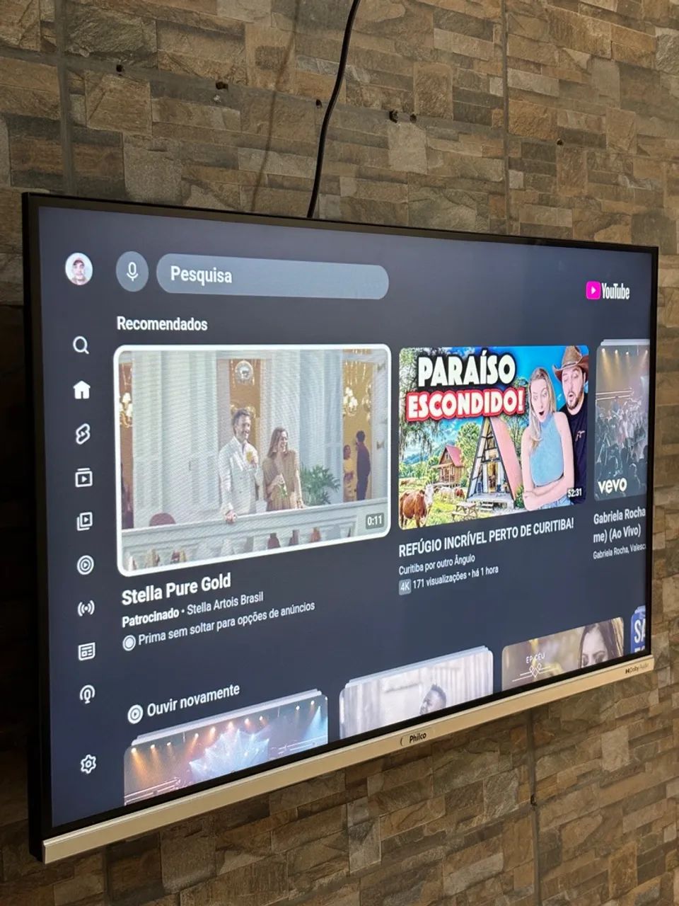 Smart Tv Philco Android semi-nova - Foto 5