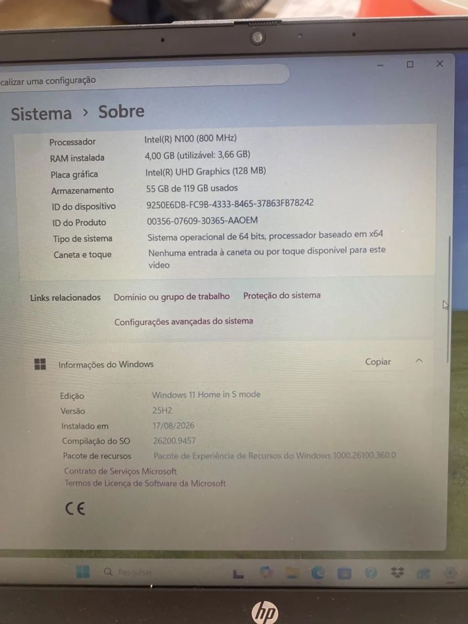 NOTEBOOK HP NOVO - Foto 4