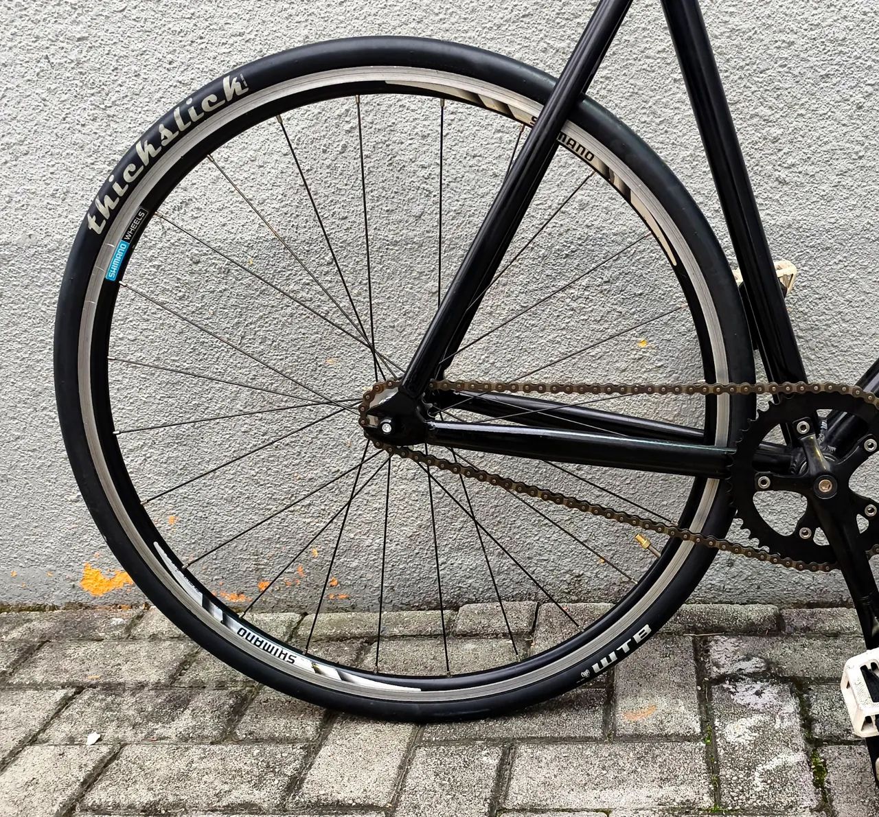 Bicicleta fixa em alumínio  - Foto 3