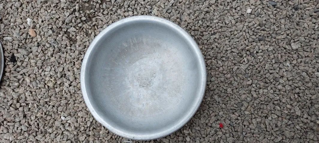 Comedouro bebedouro tijela cão cahorro de alumínio pesado polido 15 cada - Foto 4