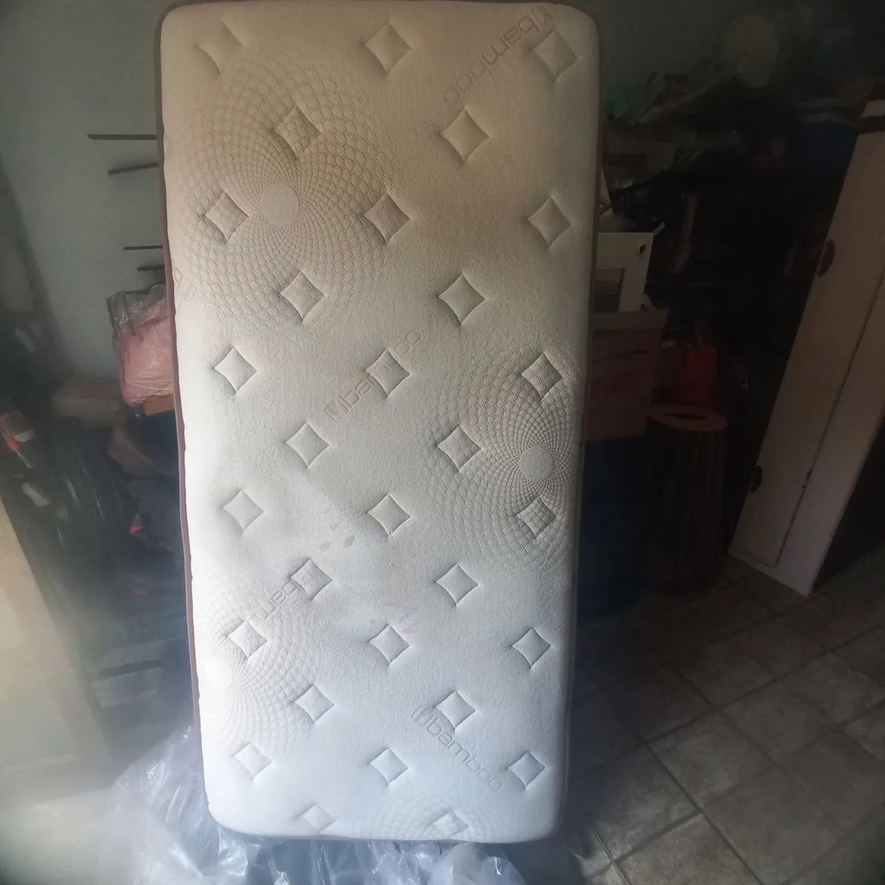 Cama box com Colchão Probel e cama auxiliar