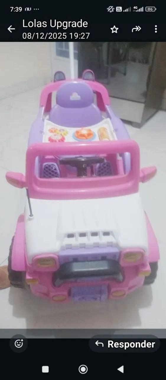 Carrinho de passeio, com pedal  - Foto 4
