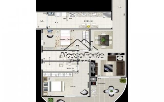 Lançamento Apartamento na Vila Caiçara em Praia Grande - Foto 4