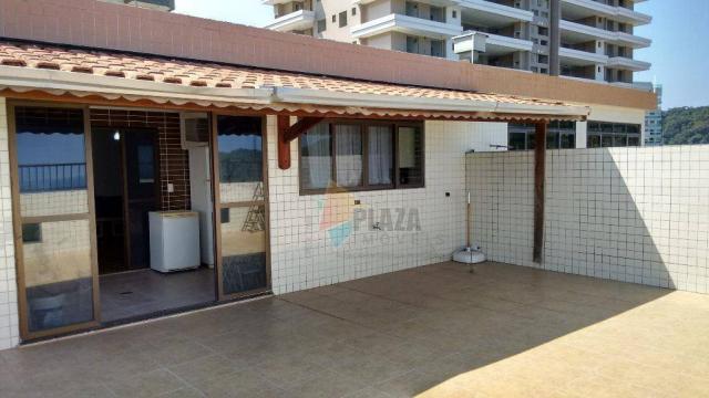 Cobertura com 3 dormitórios para alugar, 256 m² por r$ 5.000/mês - canto do forte - praia - Foto 9
