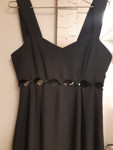 Vestido longo preto Tam 38/40 - Foto 4