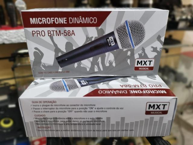 Microfone Dinâmico Btm58 Mxt Perfeito! - Foto 4