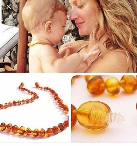Colar de Âmbar para bebê, crianças - Foto 2