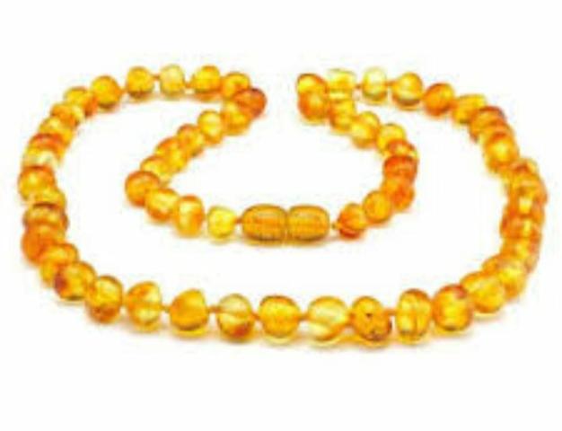 Colar de Âmbar para bebê, crianças - Foto 3