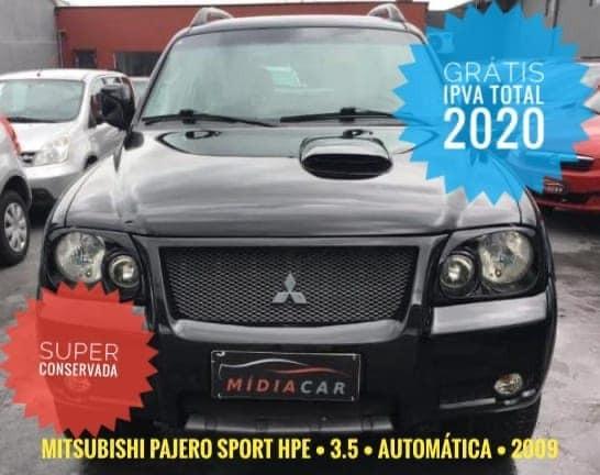 Pajero Sport HPE 3.5 Aut 2009-Super Conservada-Confira!De:R$36.900 Por:R$33.900