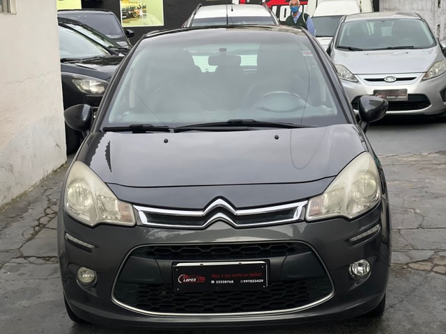 CITRÖEN/ C3 TENDENCE/ ANO 2015 MOTOR 1.5 C/ TETO PANORÂMICO E BANCO DE COURO