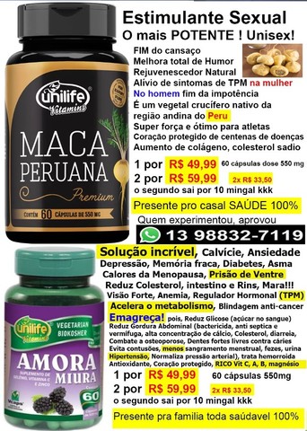 Maca Peruana Afrodisico Se-xuall estimulante