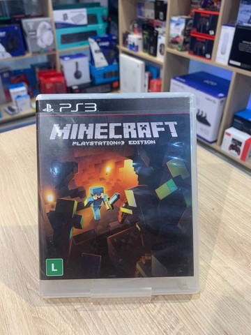 Jogo Minecraft PS3 Usado - Loja Física - Até 3x Sem Juros - Videogames -  Hauer, Curitiba 1137971273