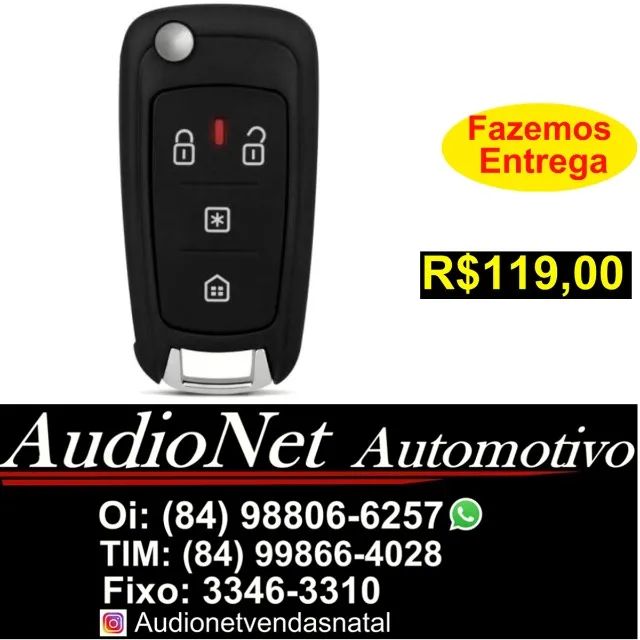 Controle Canivete Px80 Para Alarme Positron Px 80 Carro Veicular Chave