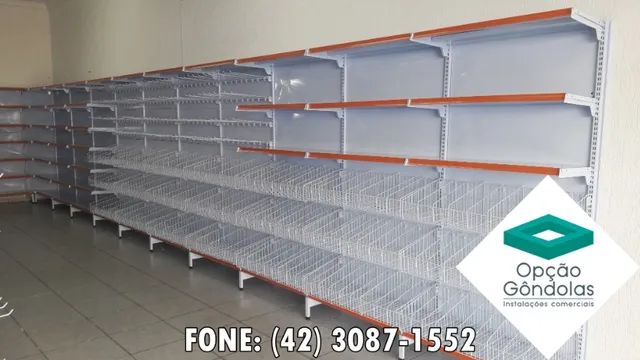 Gôndolas com Acessórios >> Solicite seu orçamento 